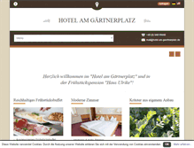 Tablet Screenshot of hotel-am-gaertnerplatz.de